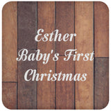 Esther Baby's First Christmas - Drink Coaster E