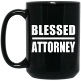 Blessed Attorney - 15oz Coffee Mug Black