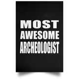 Most Awesome Archeologist - Poster Portrait