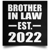 Brother In Law Established EST. 2022 - Poster Square