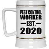 Pest Control Worker Established EST. 2020 - 22oz Beer Stein