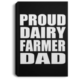 Proud Dairy Farmer Dad - Canvas Portrait