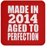 9th Birthday Made In 2014 Aged to Perfection - Drink Coaster