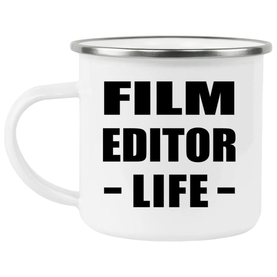 Film Editor Life - 12oz Camping Mug