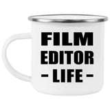 Film Editor Life - 12oz Camping Mug