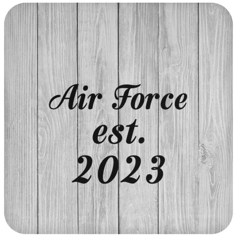 Air Force Established Est. 2023 - Drink Coaster F