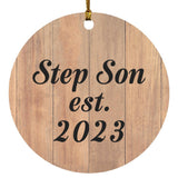 Step Son Established EST. 2023 - Circle Ornament C