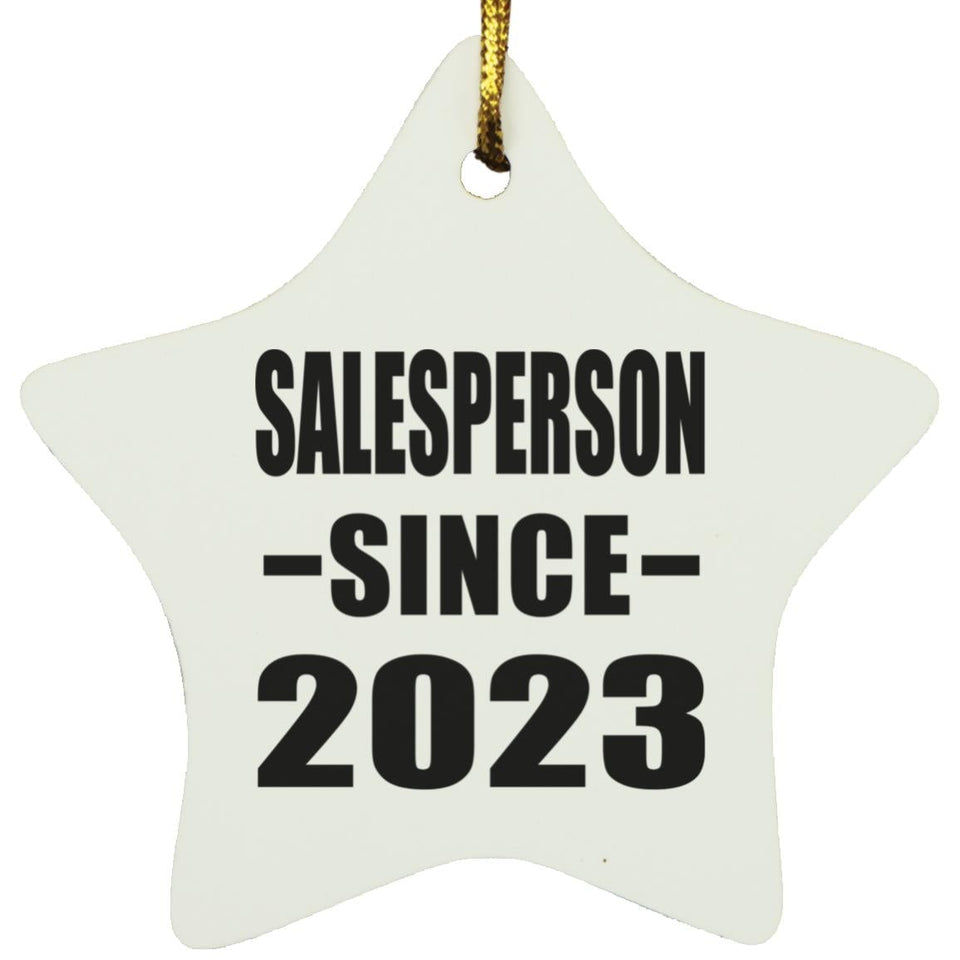 Salesperson Since 2023 - Star Ornament