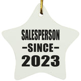 Salesperson Since 2023 - Star Ornament