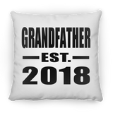 Grandfather Established EST. 2018 - Throw Pillow