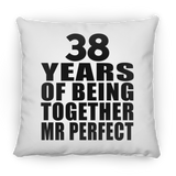 38th Anniversary 38 Years Of Being Mr Perfect - Throw Pillow