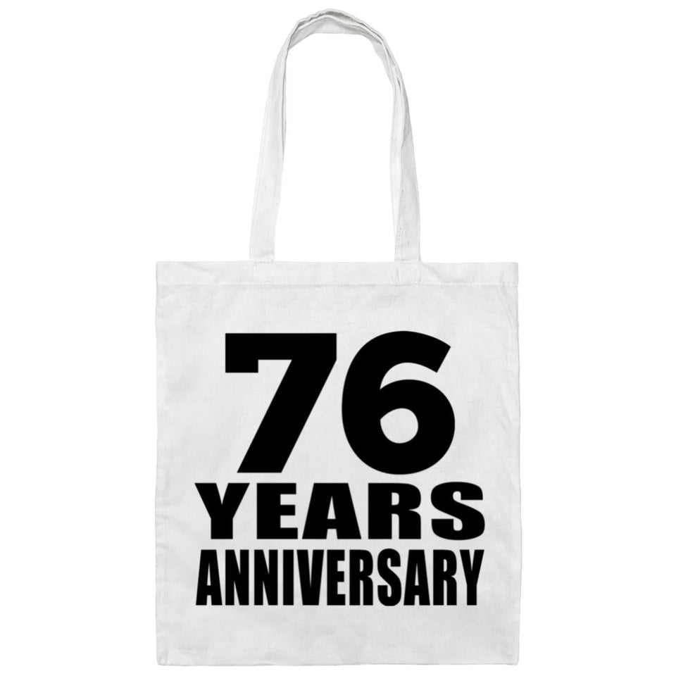 76th Anniversary 76 Years - Tote Bag White