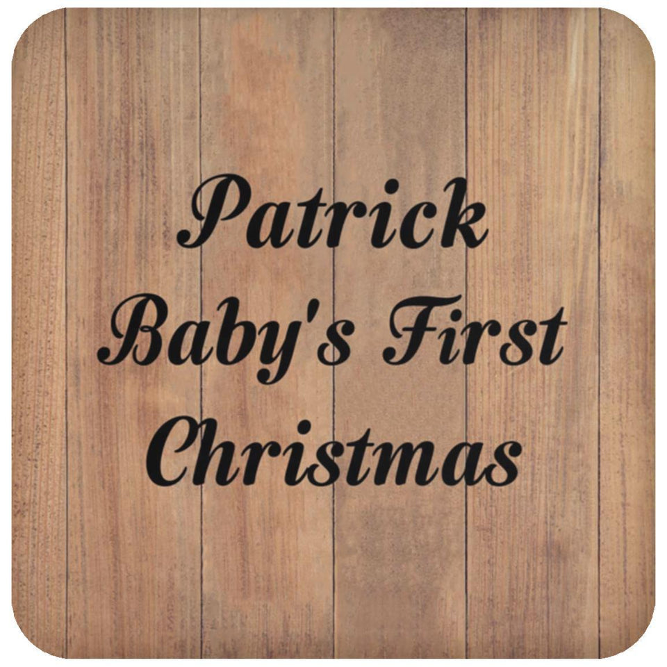 Patrick Baby's First Christmas - Drink Coaster C