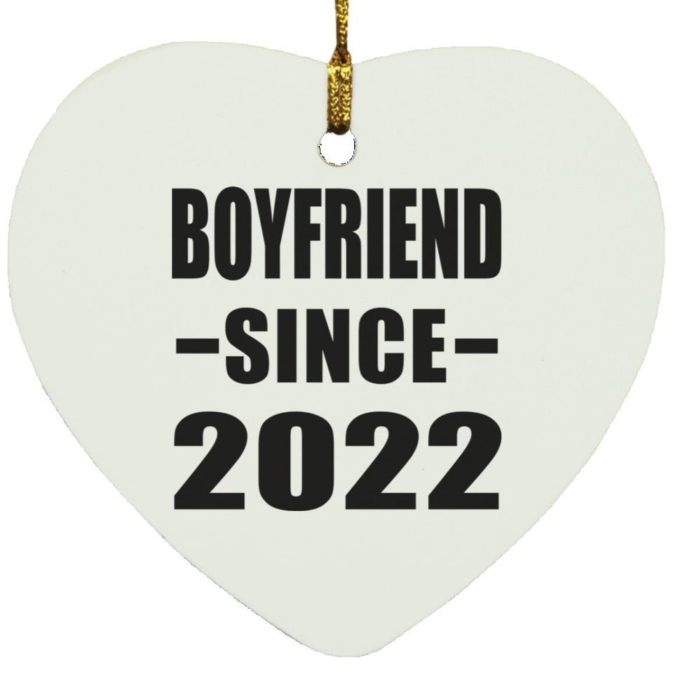 Boyfriend Since 2022 - Heart Ornament