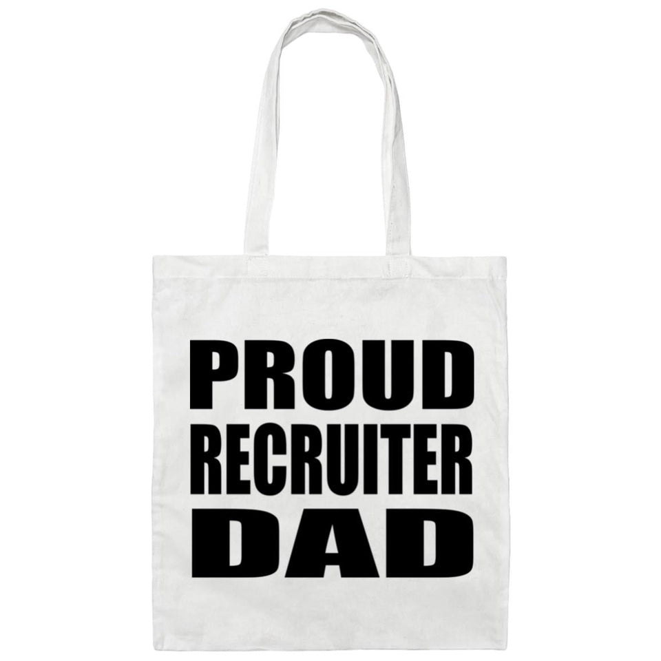 Proud Recruiter Dad - Tote Bag White