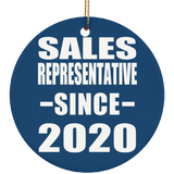 Sales Representative Since 2020 - Circle Ornament