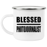 Blessed Photojournalist - 12oz Camping Mug