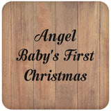 Angel Baby's First Christmas - Drink Coaster C