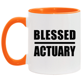 Blessed Actuary - 11oz Accent Mug Orange