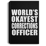 World's Okayest Corrections Officer - Canvas Portrait