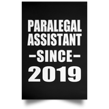 Paralegal Assistant Since 2019 - Poster Portrait