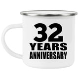 32nd Anniversary 32 Years - 12oz Camping Mug