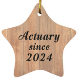 Actuary Since 2024 - Star Ornament C