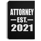 Attorney Established EST. 2021 - Canvas Portrait