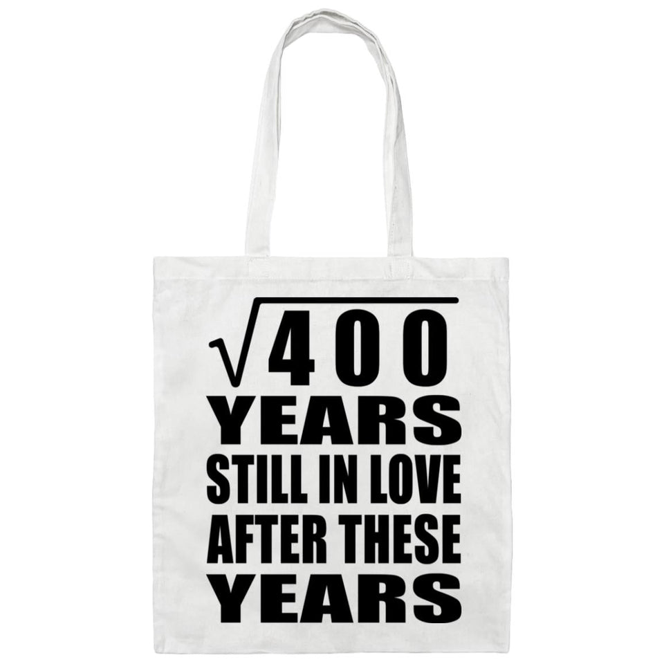 20th Anniversary Square Root of 400 Years Still In Love - Tote Bag White