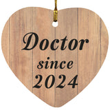 Doctor Since 2024 - Heart Ornament C