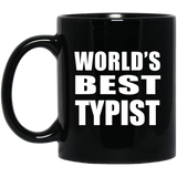 World's Best Typist - 11 Oz Coffee Mug Black