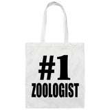 Number One #1 Zoologist - Tote Bag White