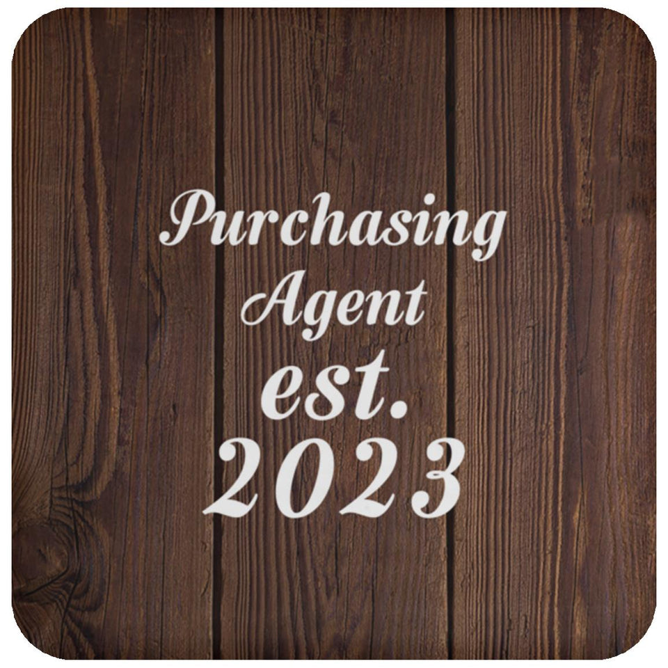 Purchasing Agent Established Est. 2023 - Drink Coaster D