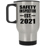 Safety Inspector Established EST. 2021 - Silver Travel Mug