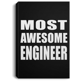 Most Awesome Engineer - Canvas Portrait