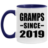Gramps Since 2019 - 11oz Accent Mug Purple