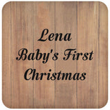 Lena Baby's First Christmas - Drink Coaster C