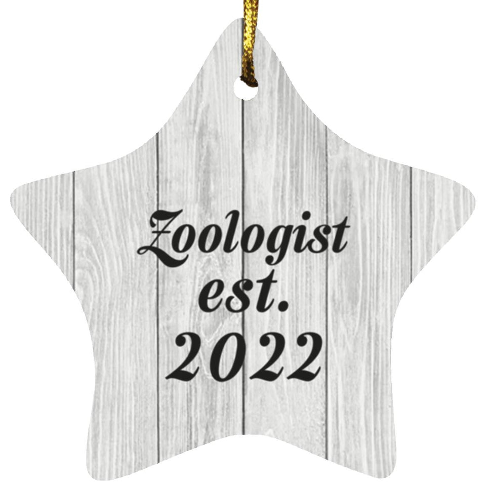 Zoologist Established Est. 2022 - Star Ornament F