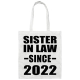 Sister In Law Since 2022 - Tote Bag White