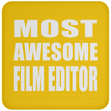 Most Awesome Film Editor - Drink Coaster