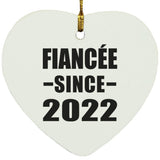 Fiancee Since 2022 - Heart Ornament