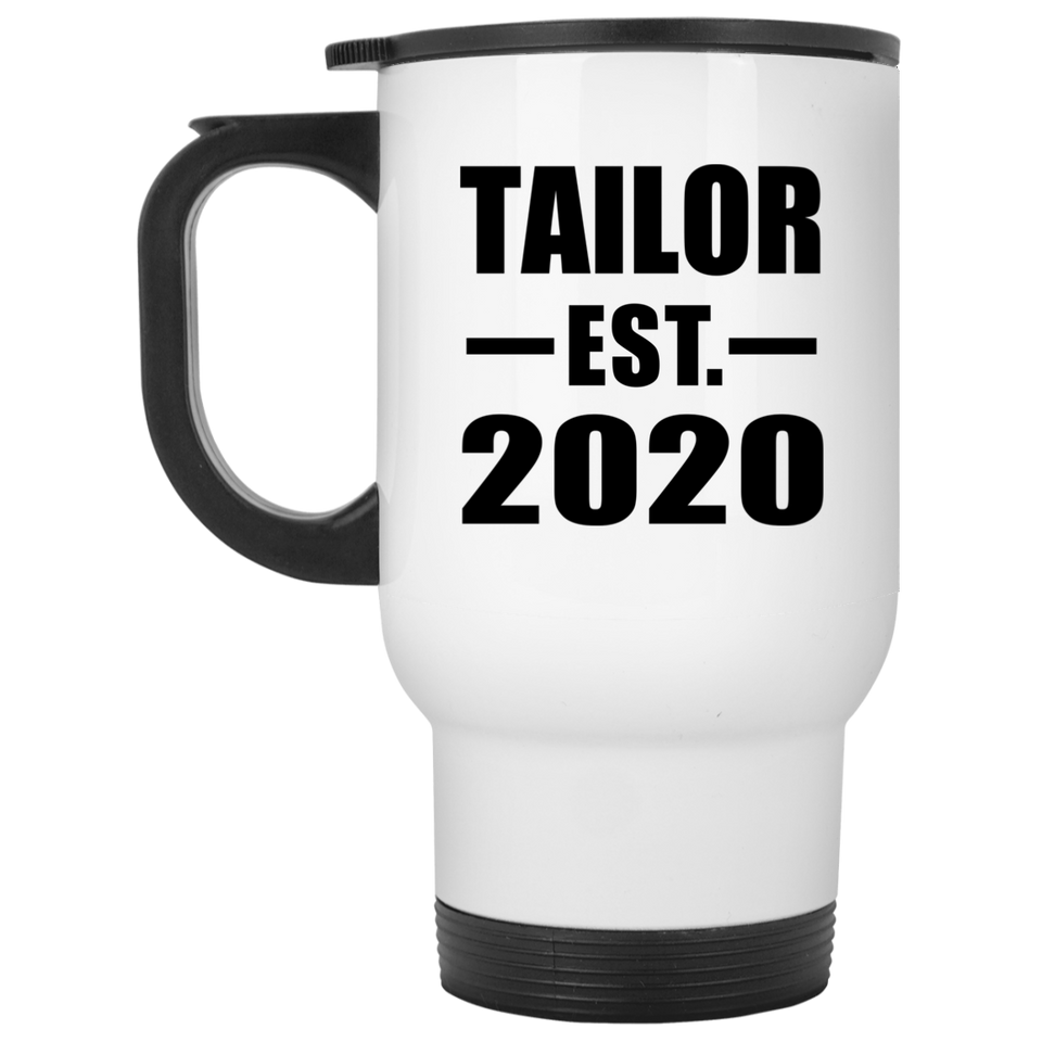 Tailor Established EST. 2020 - White Travel Mug