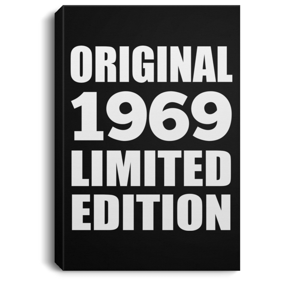 55th Birthday Original 1969 Limited Edition - Canvas Portrait