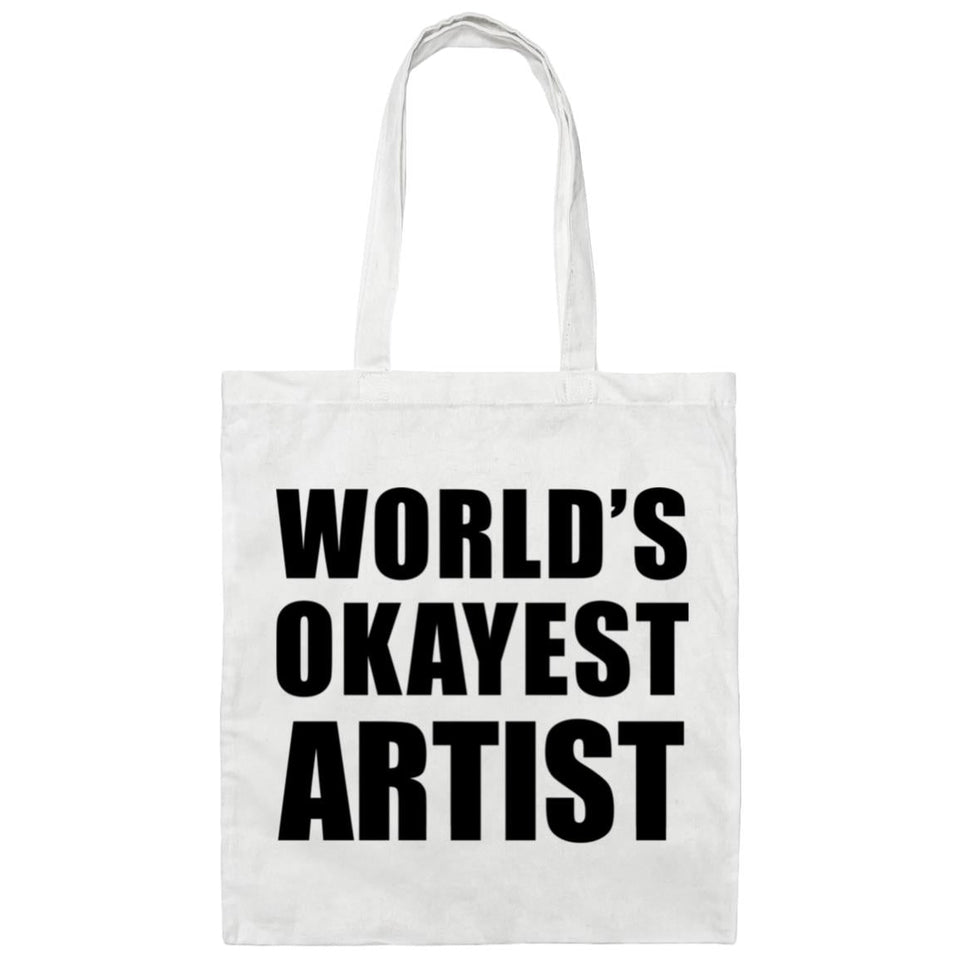 World's Okayest Artist - Tote Bag White