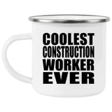Coolest Construction Worker Ever - 12oz Camping Mug