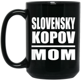 Slovensky Kopov Mom - 15oz Coffee Mug Black