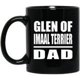 Glen Of Imaal Terrier Dad - 11oz Coffee Mug Black