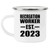 Recreation Worker Established EST. 2023 - 12oz Camping Mug