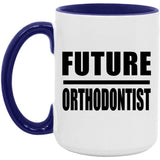 Future Orthodontist - 15oz Accent Mug Purple