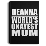 Deanna World's Okayest Mum - Canvas Portrait